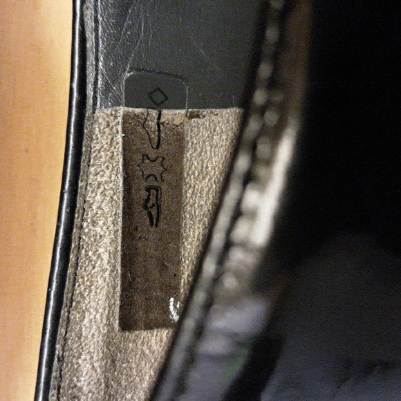 Paul Green patent leather lace loafer vibram lug sole - Picture 8 of 9